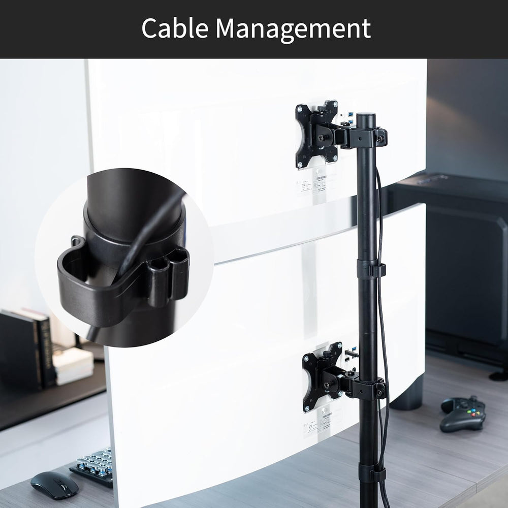 Soporte Doble para Monitores Ultra Anchos VIVO, STAND-V200R