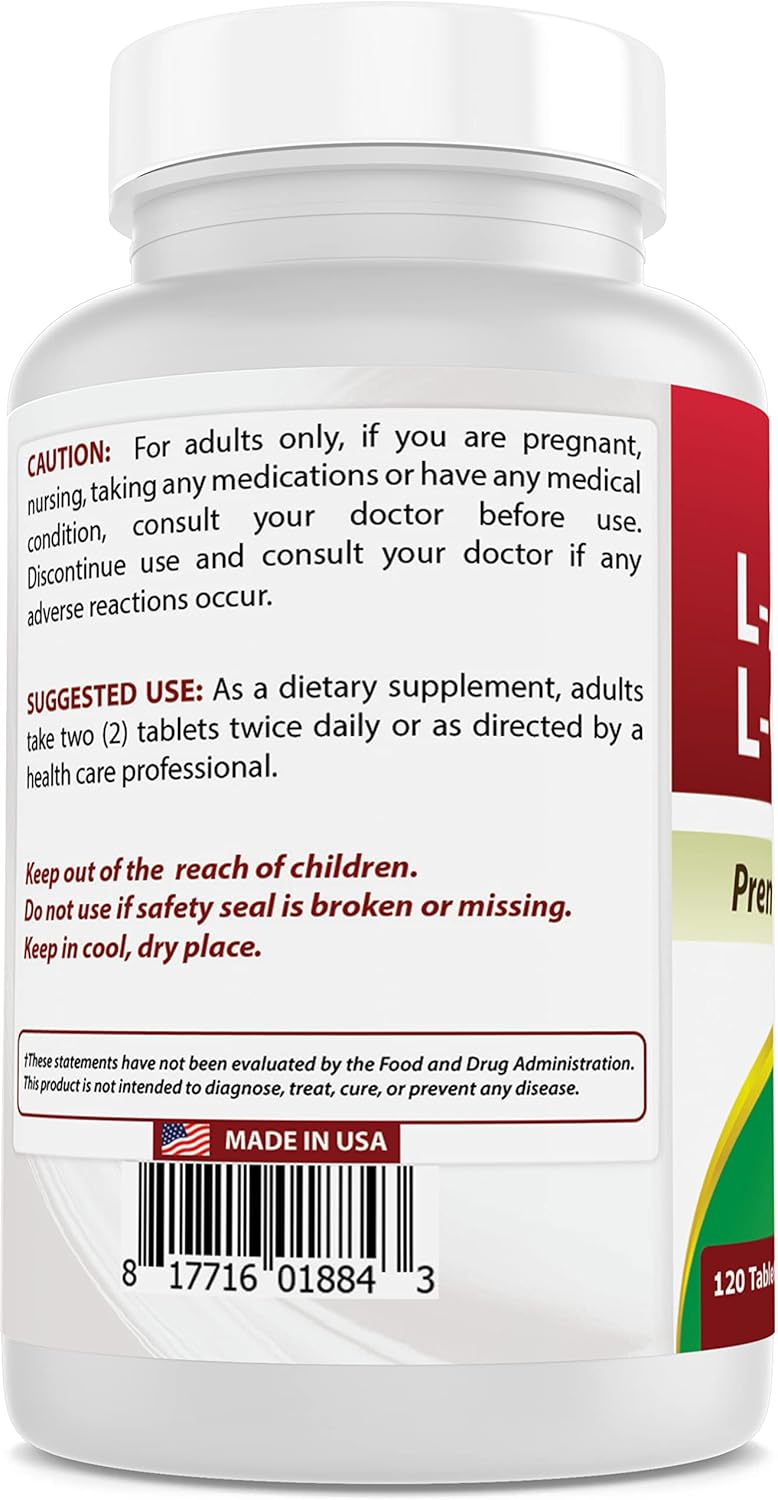 Best Naturals L-Arginina L-Ornitina 1000mg 120 Tabs