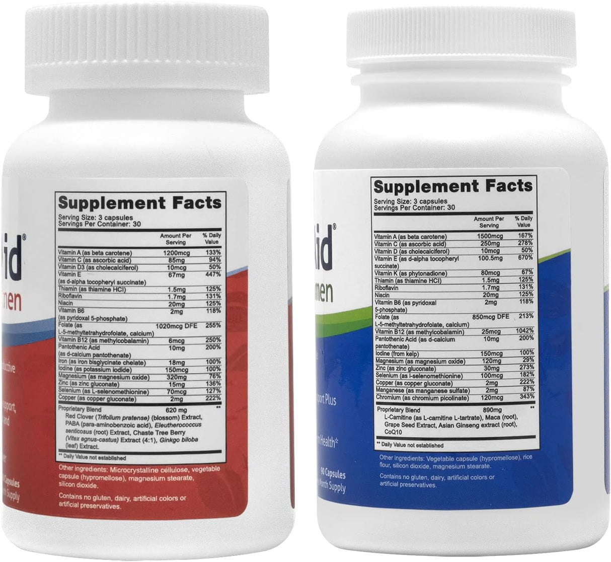 Suplemento fertilidad masculina y femenina vitaminas