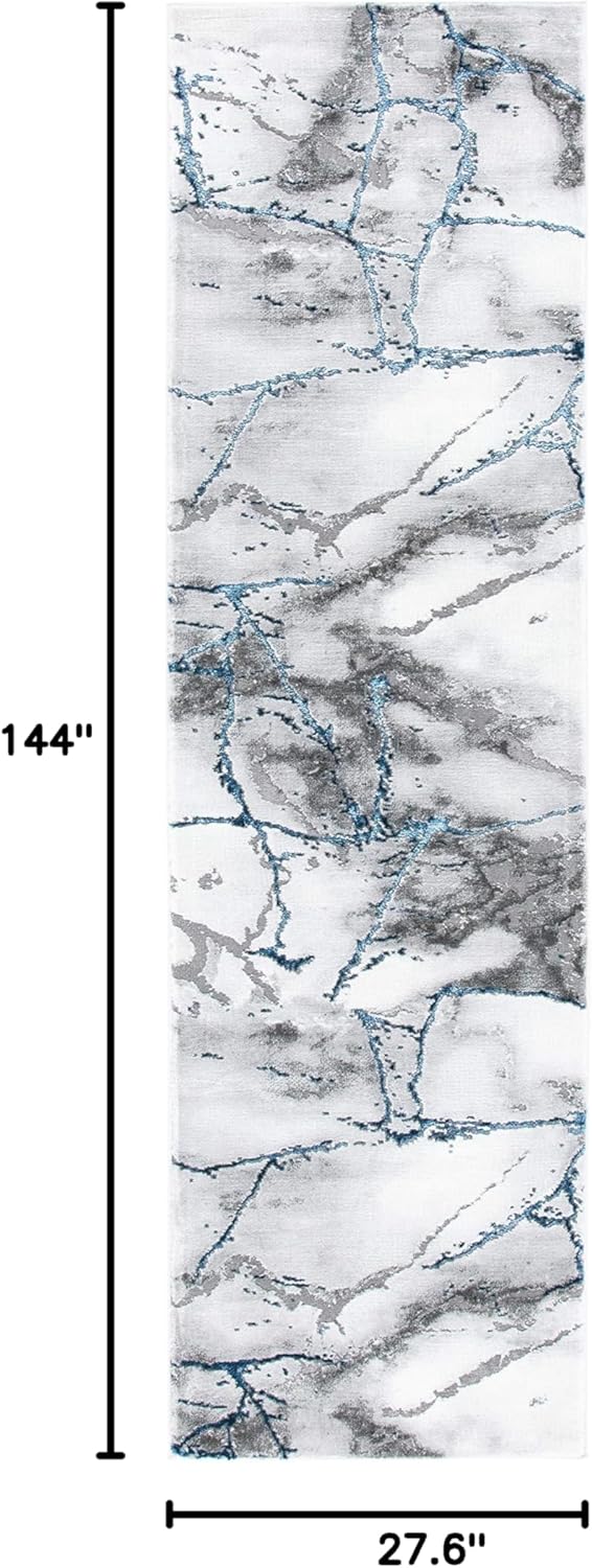 Runner de alfombra moderna, diseño abstracto, modelo CFT877M