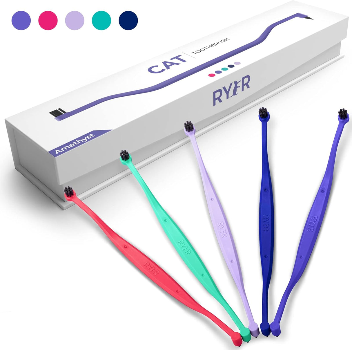 Cepillo de dientes para gatos muy pequeño