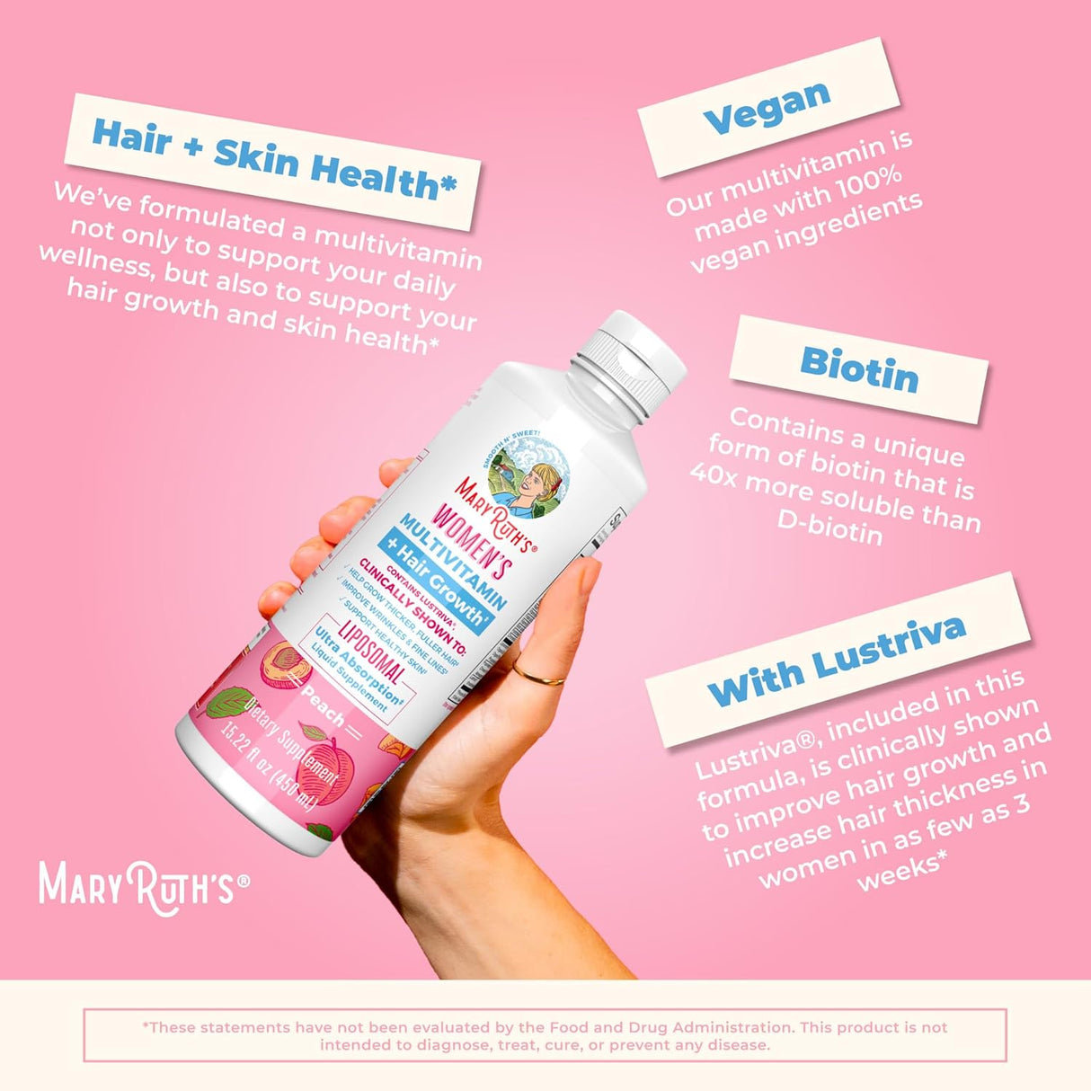 Suplemento Multivitamínico para mujer + liposomal 450ml