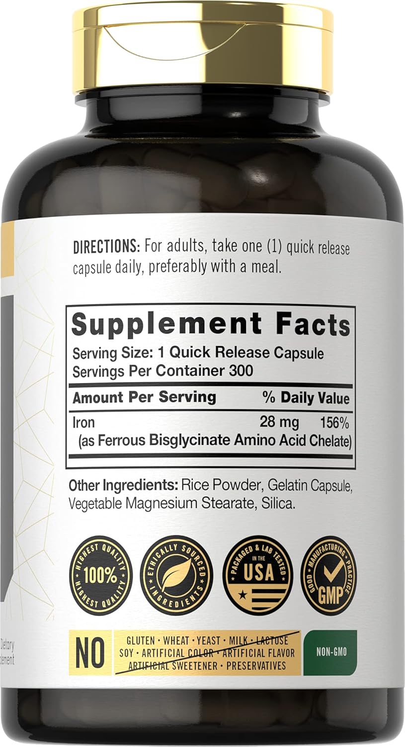 Suplemento Fácil de planchar 28 mg 300 cápsulas sin gluten