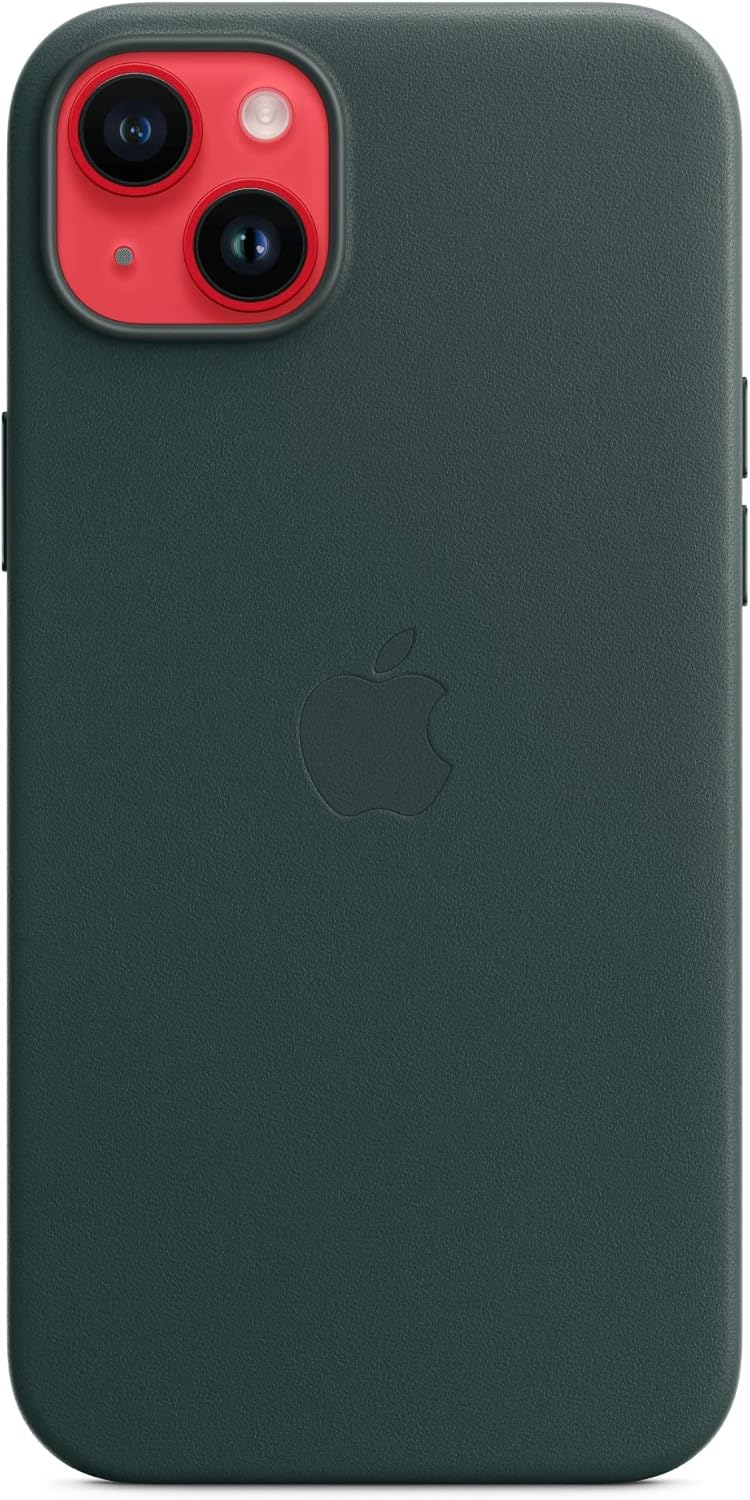 Apple Funda de cuero para iPhone 14 Plus con MagSafe - Verde bosque