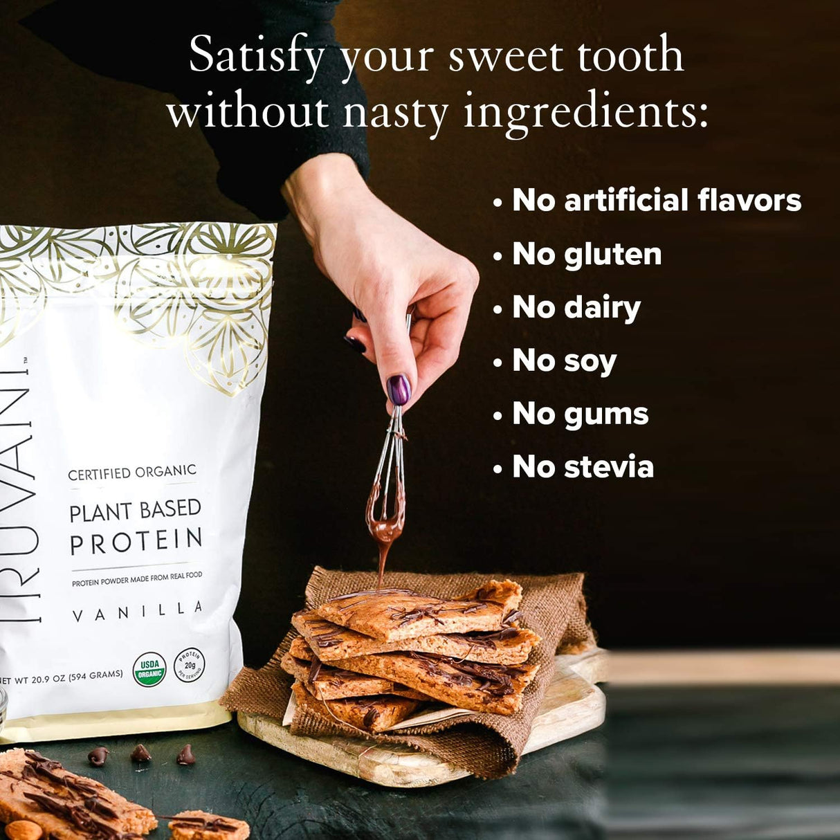 Suplementos Alimenticios Polvo de proteína a base de plantas