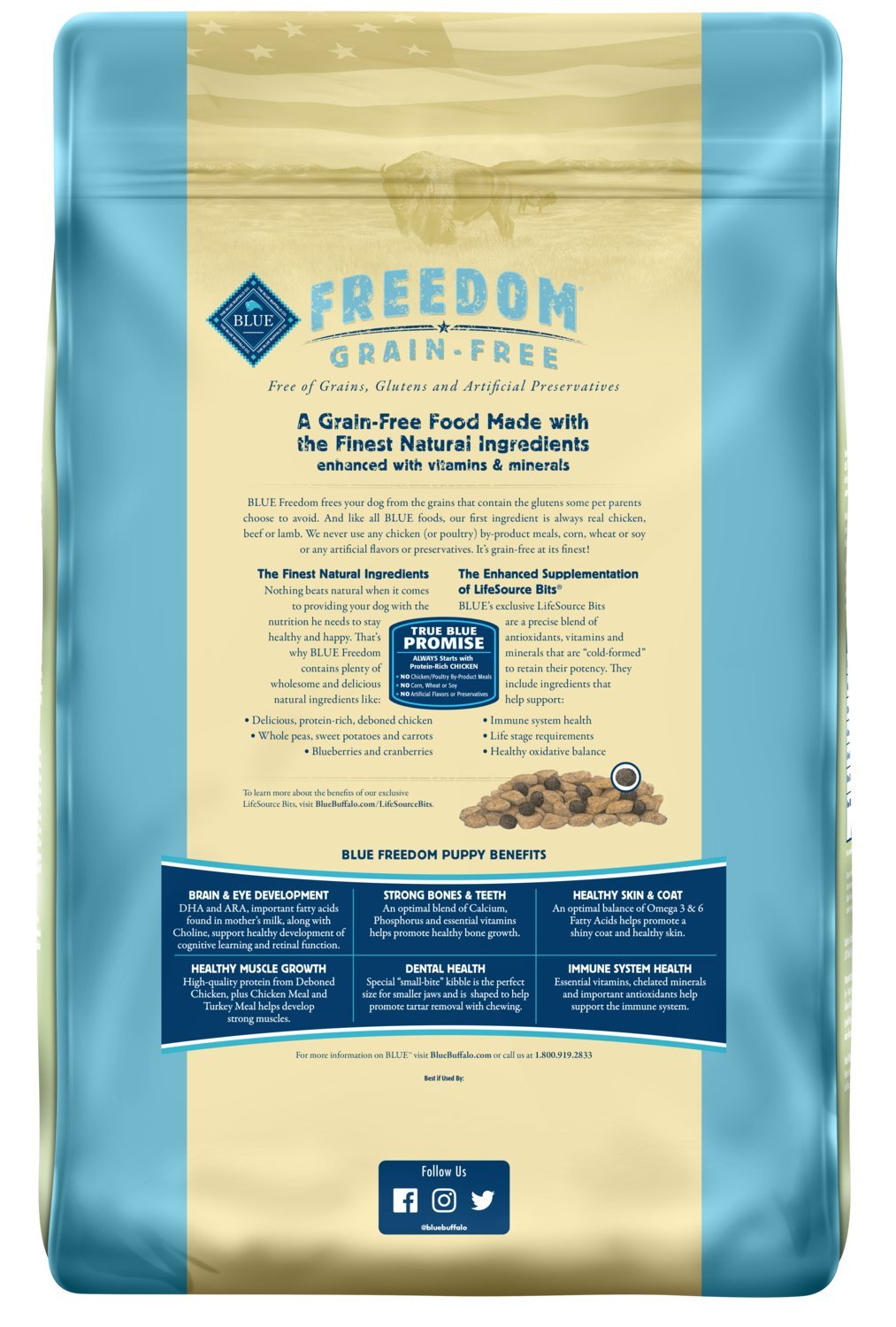 Blue Buffalo Comida seca para perros, pollo 24 lb
