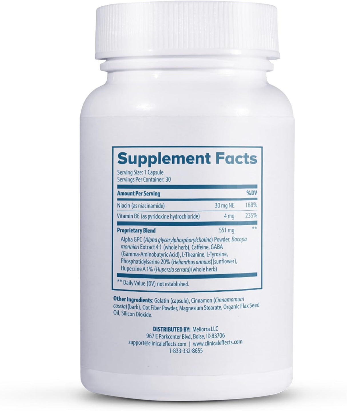 Suplemento Dietético Nootrópico para Memoria y Enfoque Mental