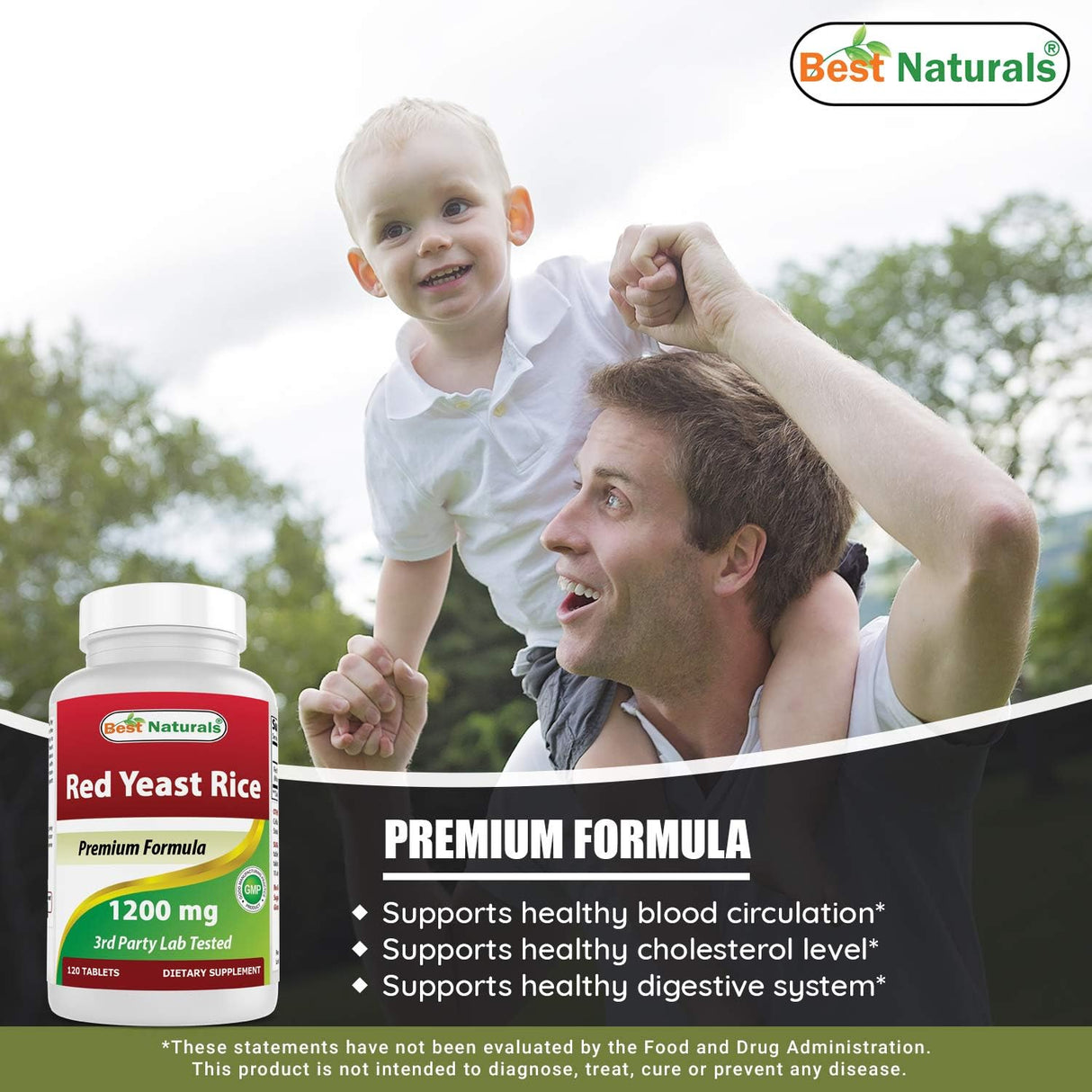 Suplemento Soporte de colesterol de arroz de levadura roja