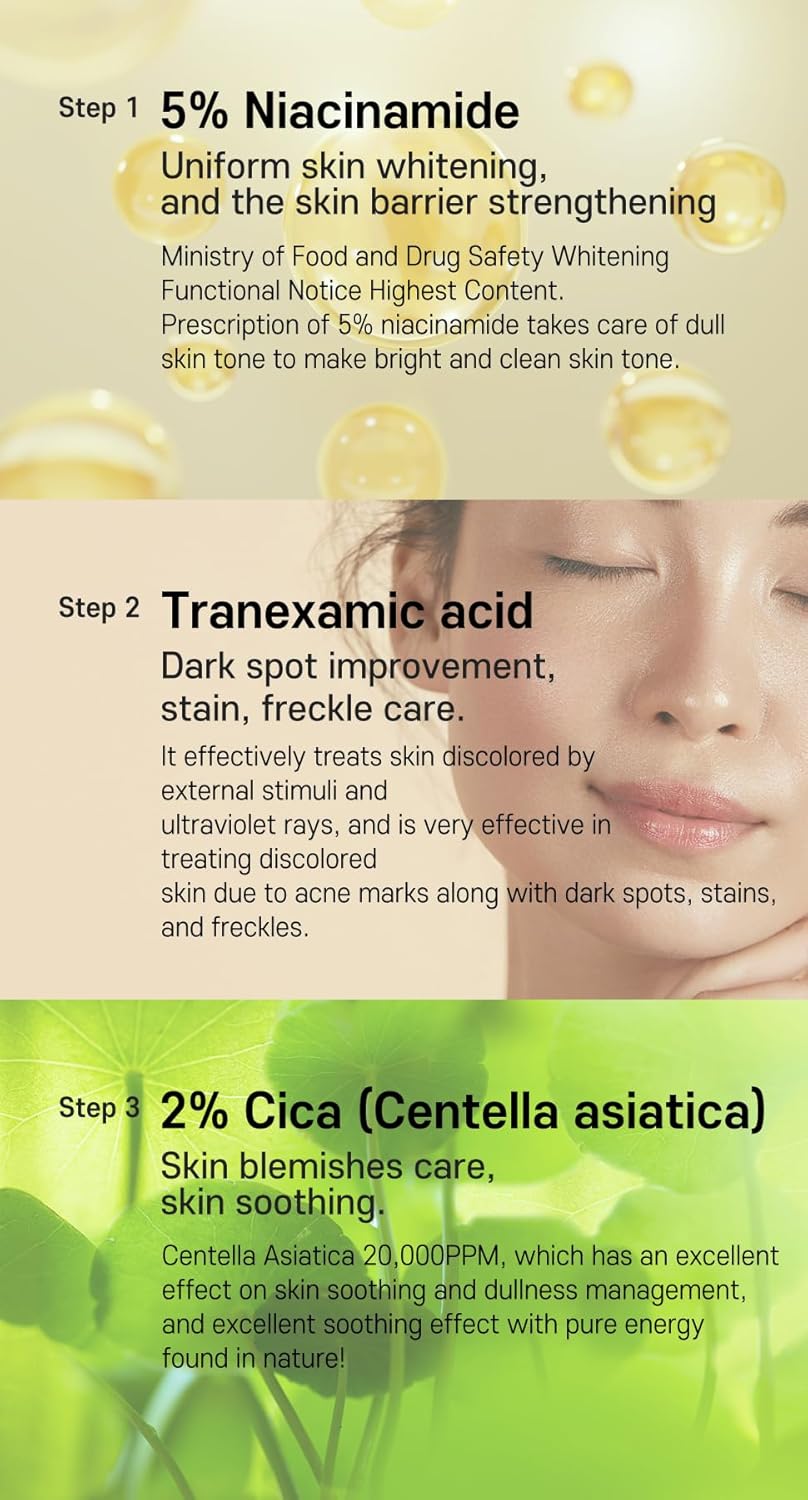 Crema Facial para Melasma Centella Asiática Cuidado Coreano
