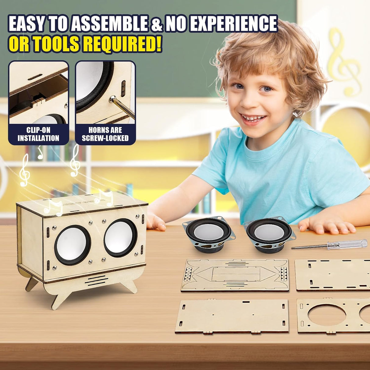 Kit de Electrónica DIY, Altavoz Bluetooth, Regalo para Jóvenes