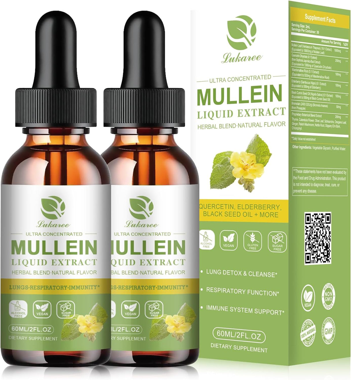 Suplemento Gotas de tintura gordolobo para pulmones