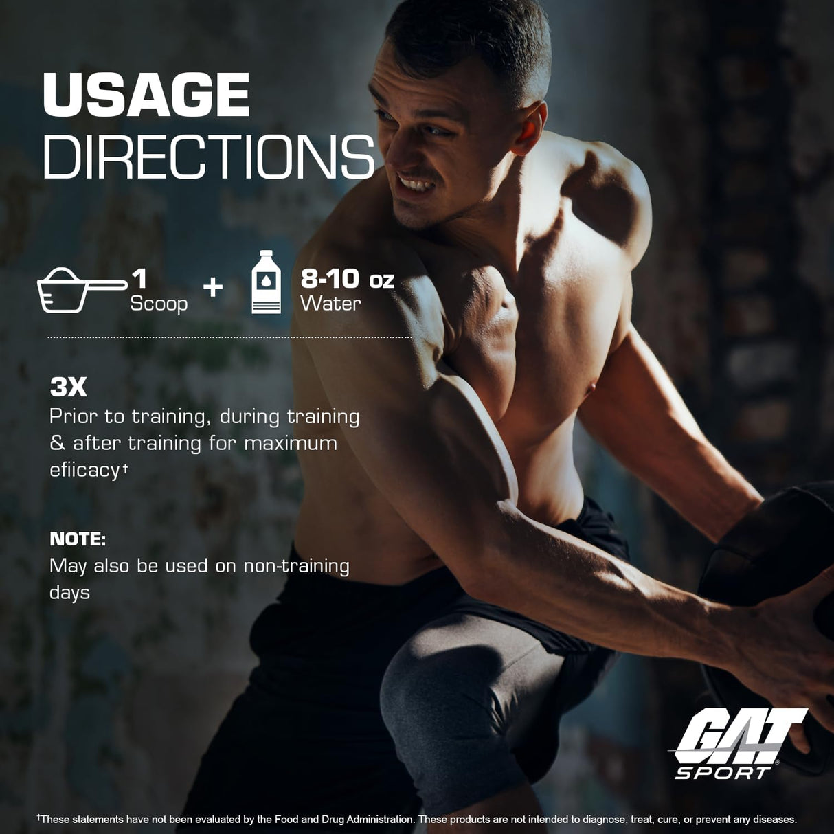 GAT SPORT Flexx EAAs + Hidratación Amino Avanzados 30 Servs