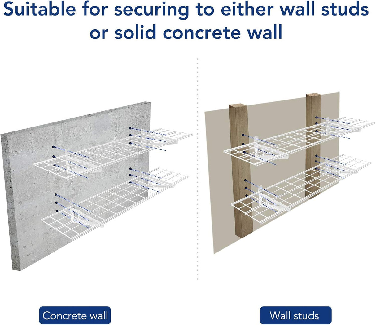 Repisas de pared para garaje - Modelo FLEXIMOUNTS