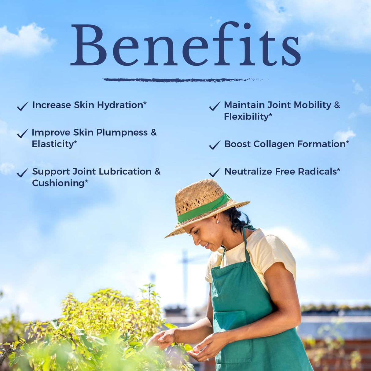 VITALITOWN Ácido hialurónico 250 mg de vitamina C