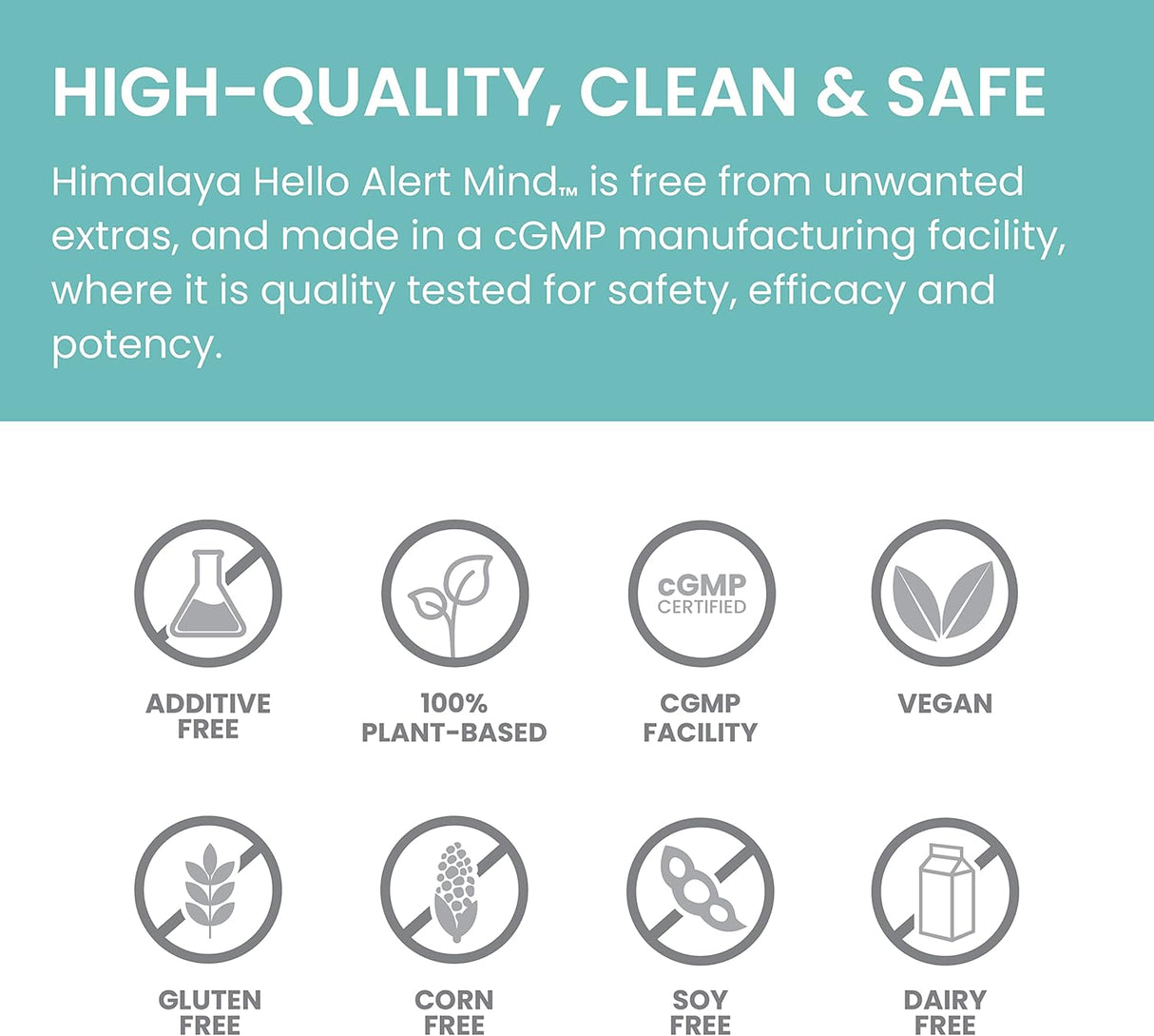 Himalaya Hello Alert Mind con Ashwagandha Bacopa L-teanina