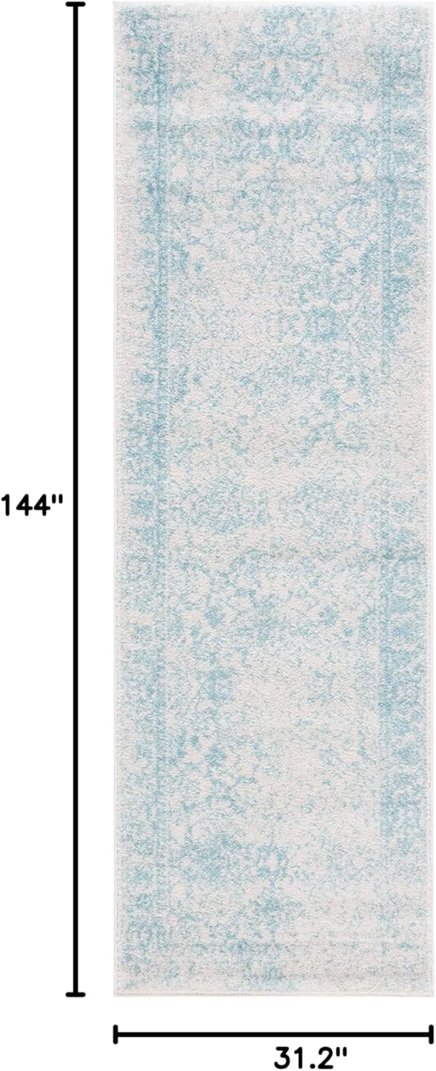 Alfombra Runner Oriental Desgastada, No Deshecha, Modelo ADR109L