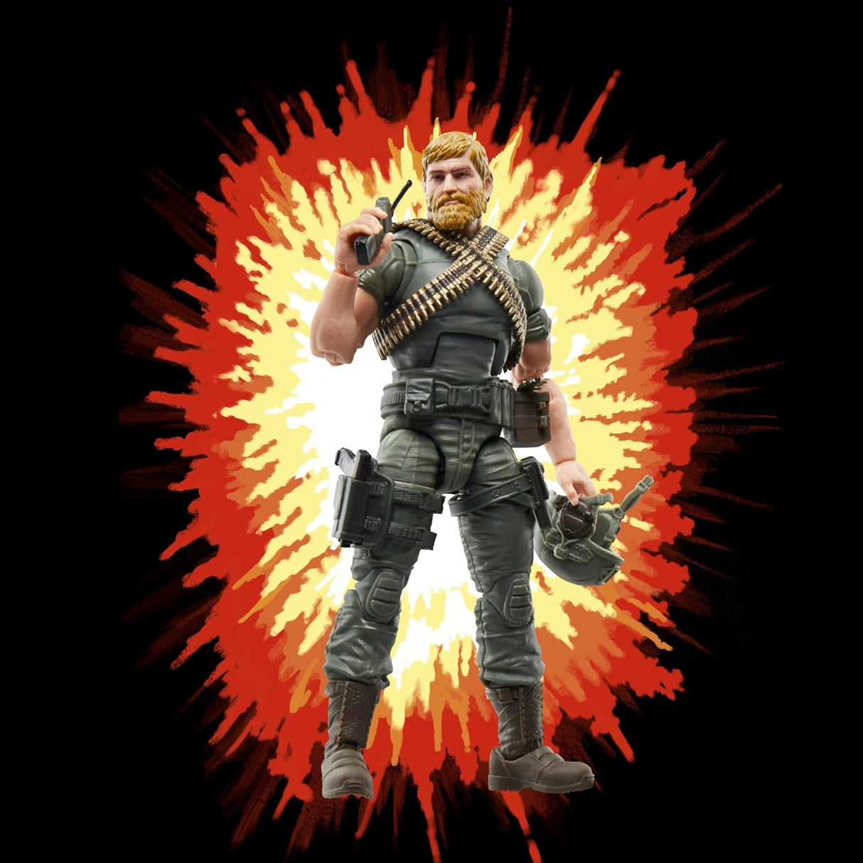 Figura de Acción G.I. Joe Rock 'N Roll, 6 con 9 Accesorios