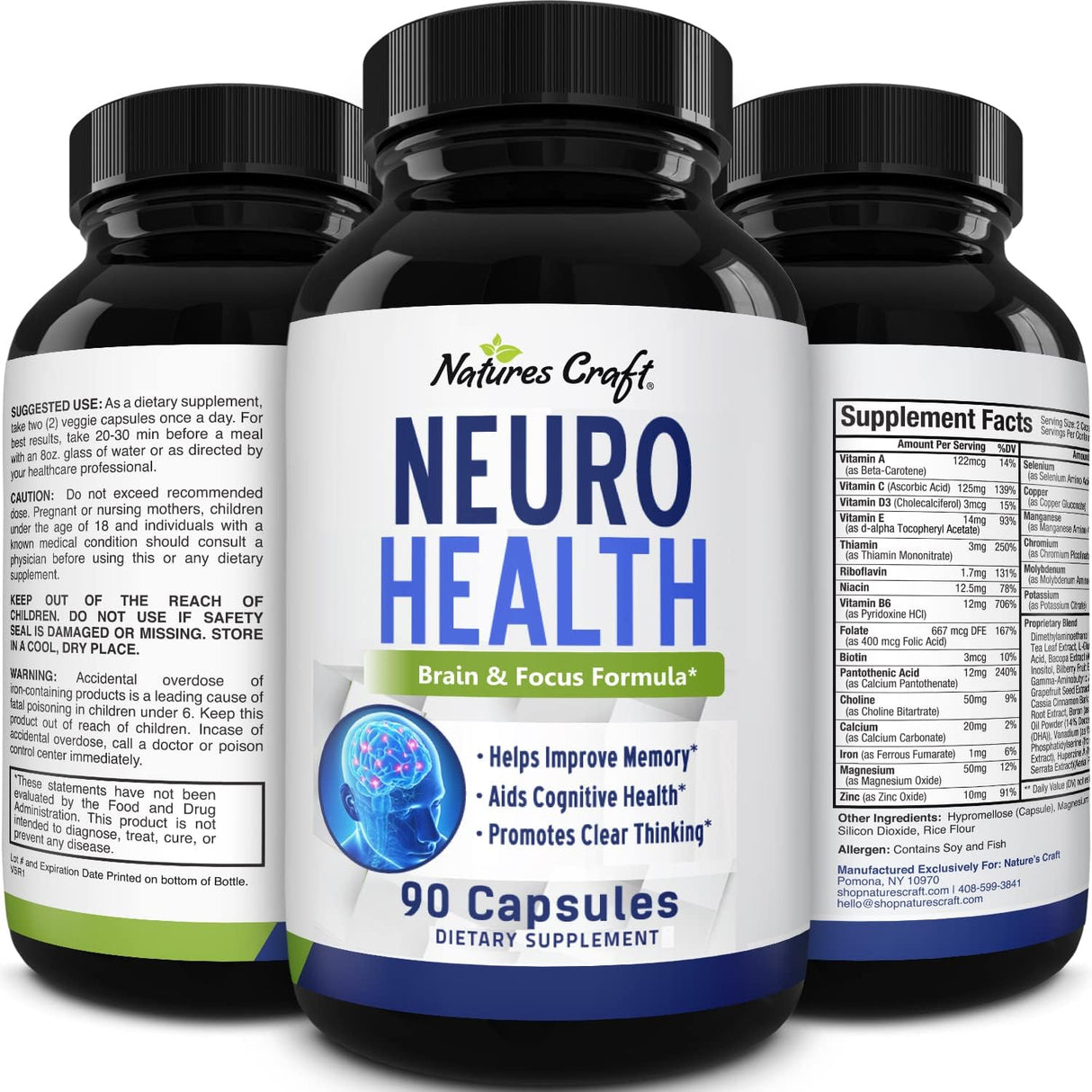 Suplemento para mejorar la mente natural reduce el olvido