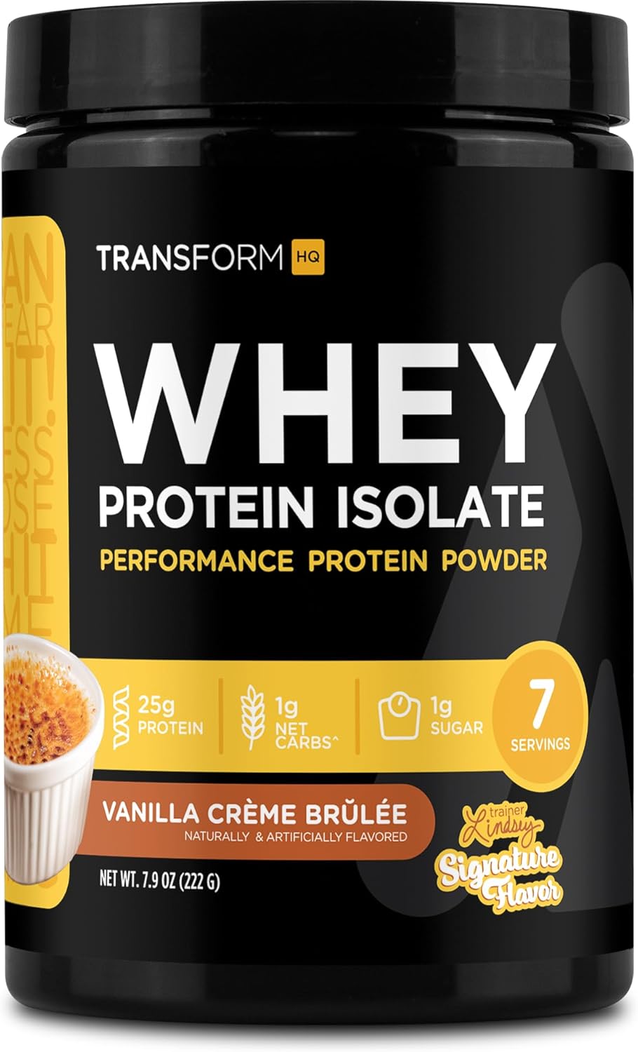 TransformHQ Proteína de Suero WPI Vainilla Creme Brulee 7 porciones