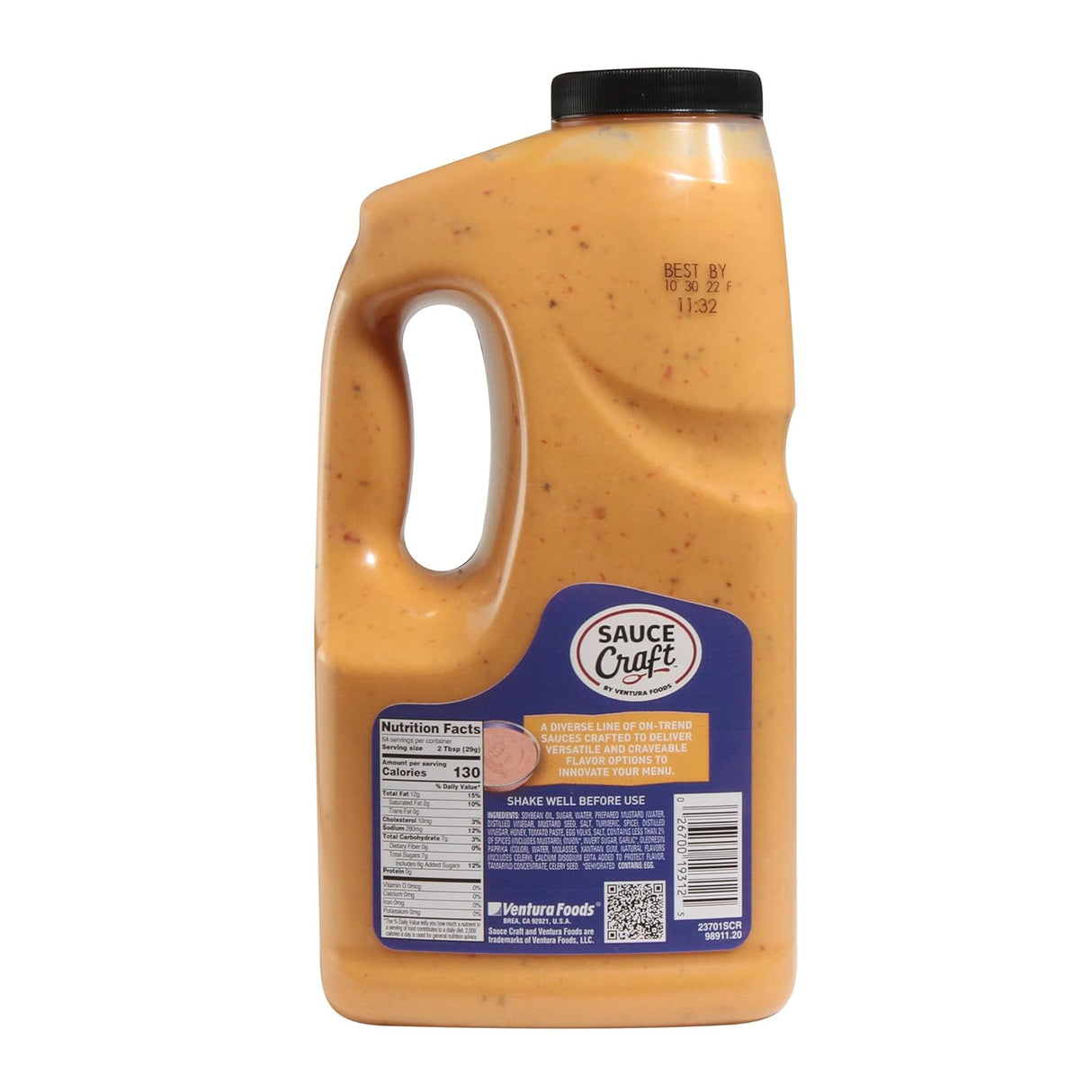 Salsa Cremosa Ventura Foods, Sabor Ahumado, 0.5 Gal.