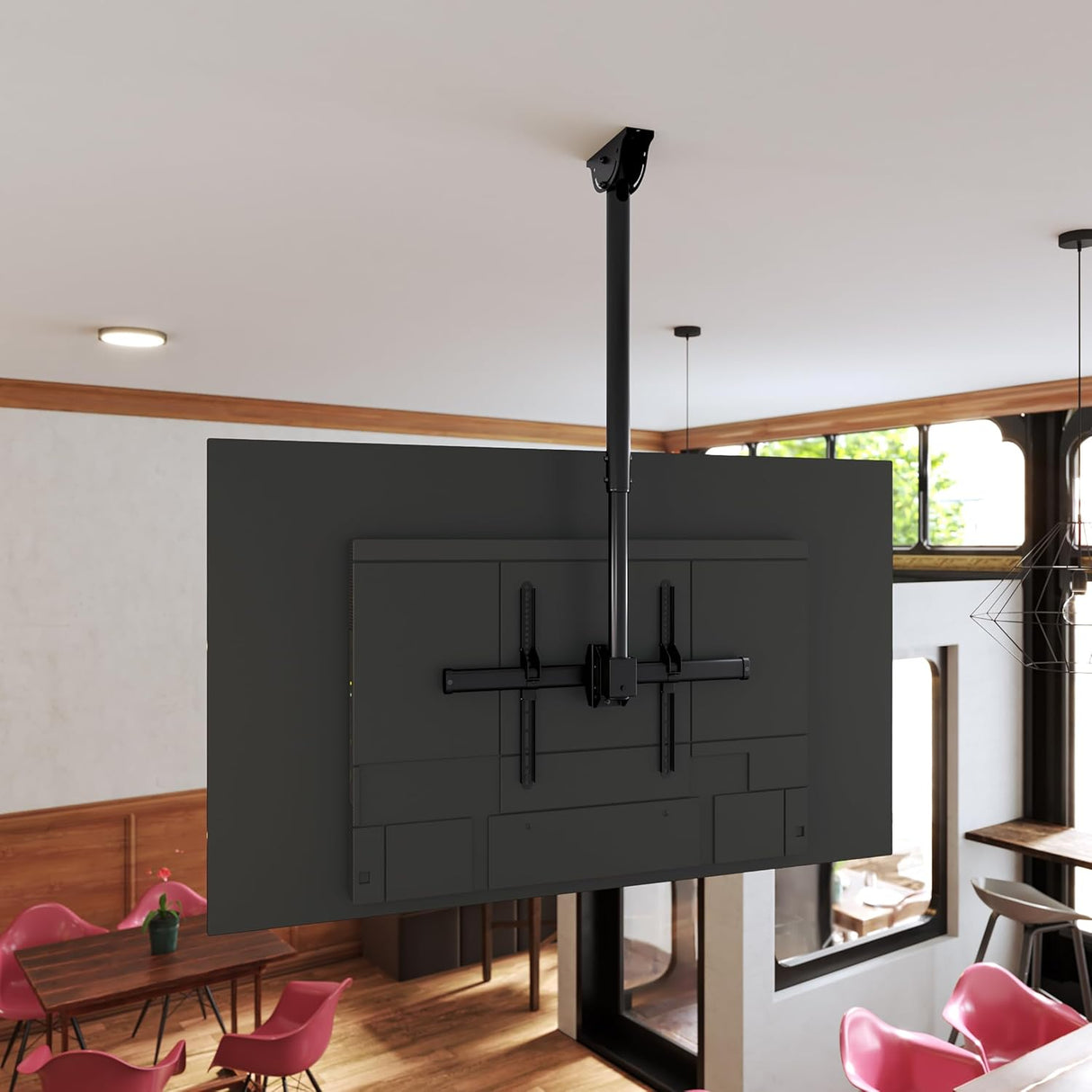 Soporte de Techo para TV, Mount-It!, Ajustable 360°, MI-509B