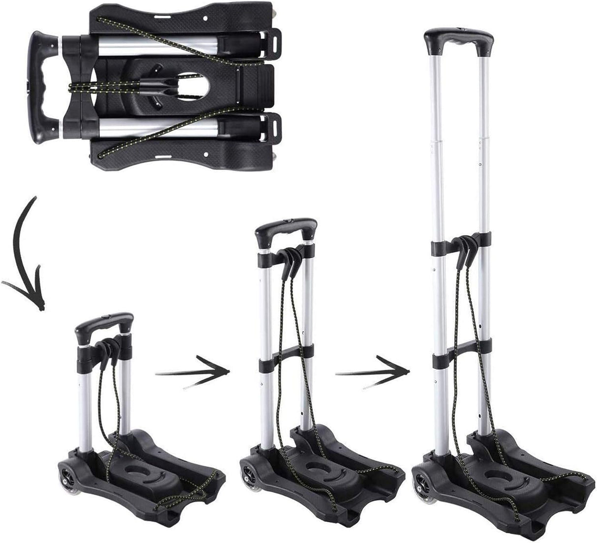 Carretilla Plegable COOCHEER, 80LB, Ligera y Resistente, Modelo 2023