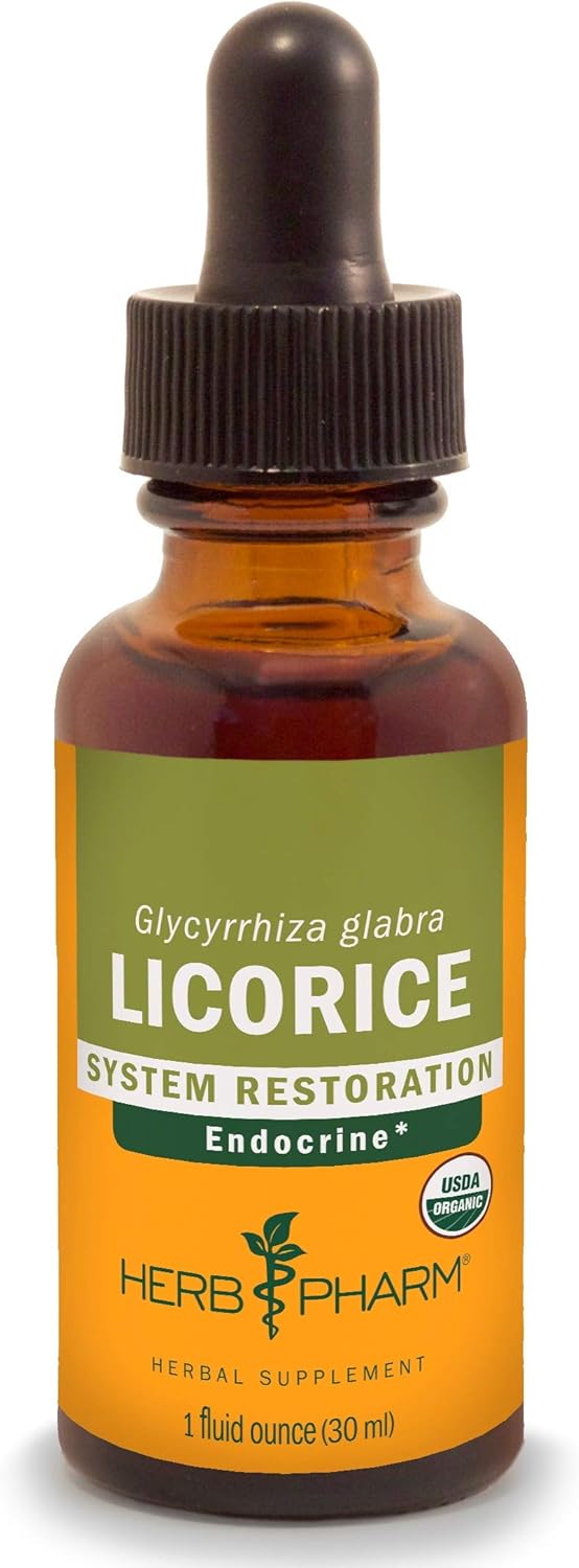 Extracto Líquido de Regaliz Orgánico - Herb Pharm - 1 Onza