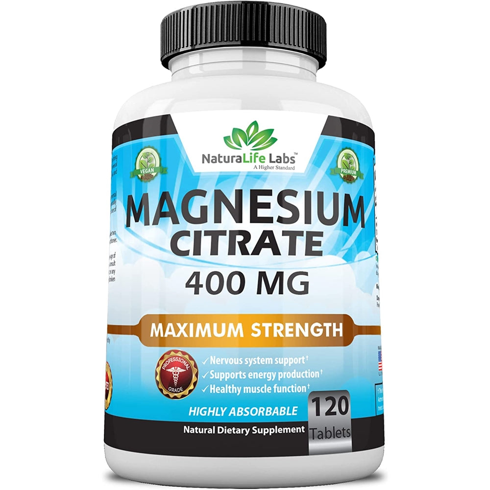 Suplementos Alimenticios Citrato de magnesio alivio estrés