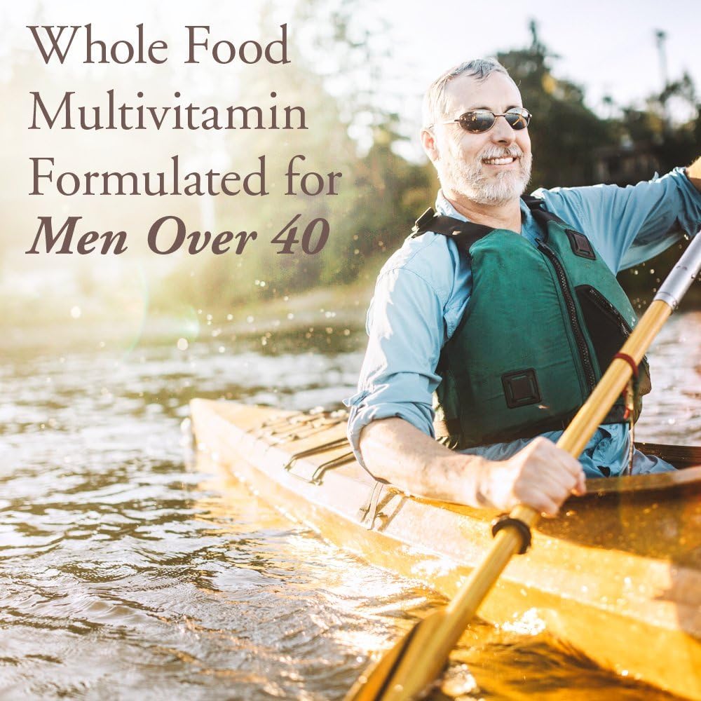 Garden of Life Multivitamin Orgánico para Hombres 40+, 60 Tabletas