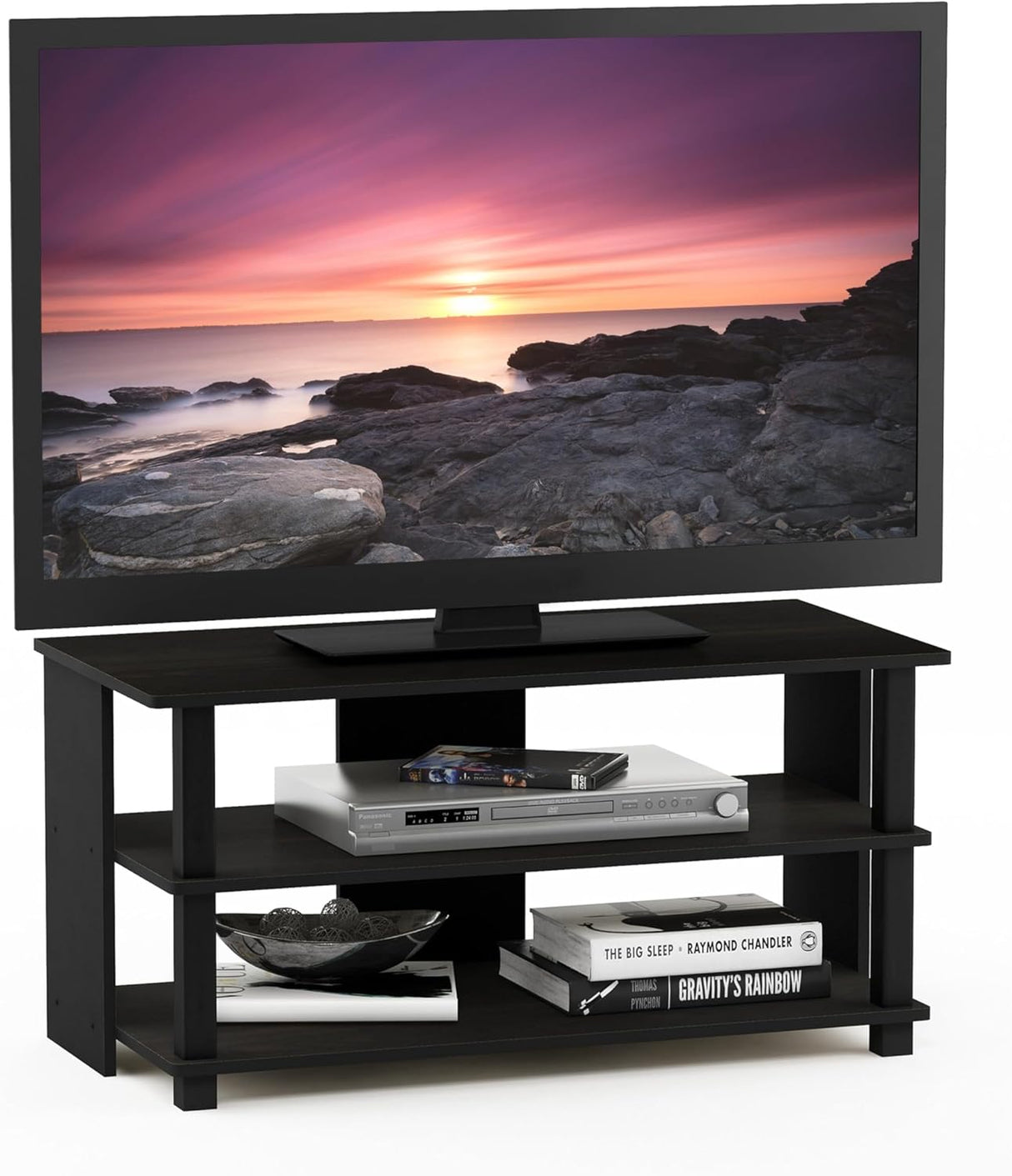 Soporte de 3 niveles para TV de hasta 40" - Furinno Sully
