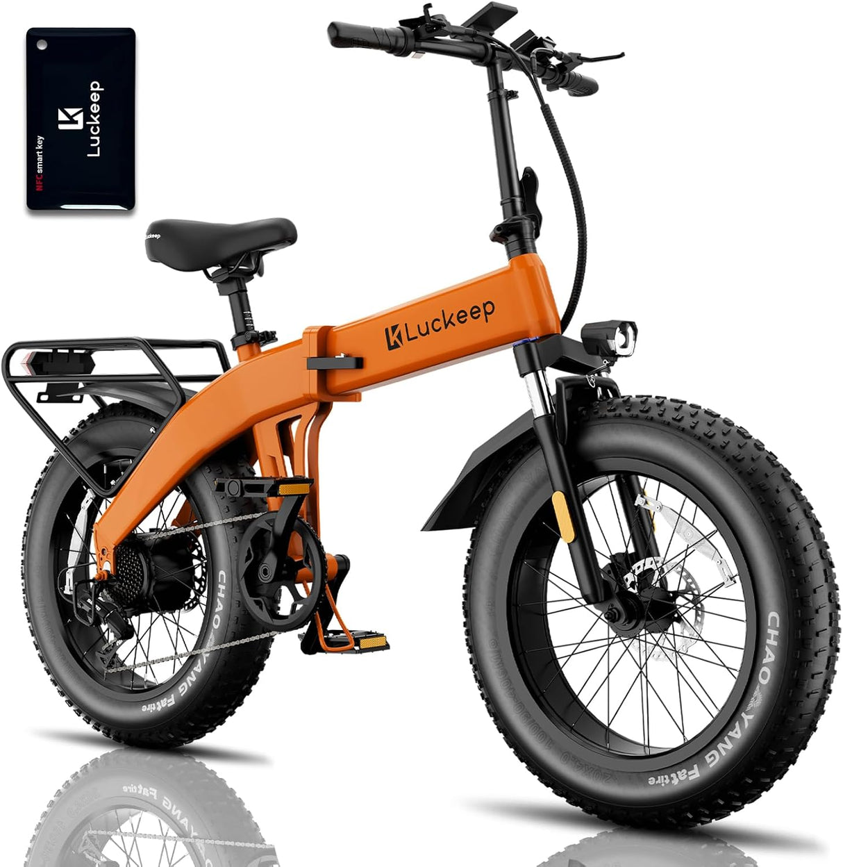 Bicicleta eléctrica BAFANG 1200W, 60 millas, plegable, 20