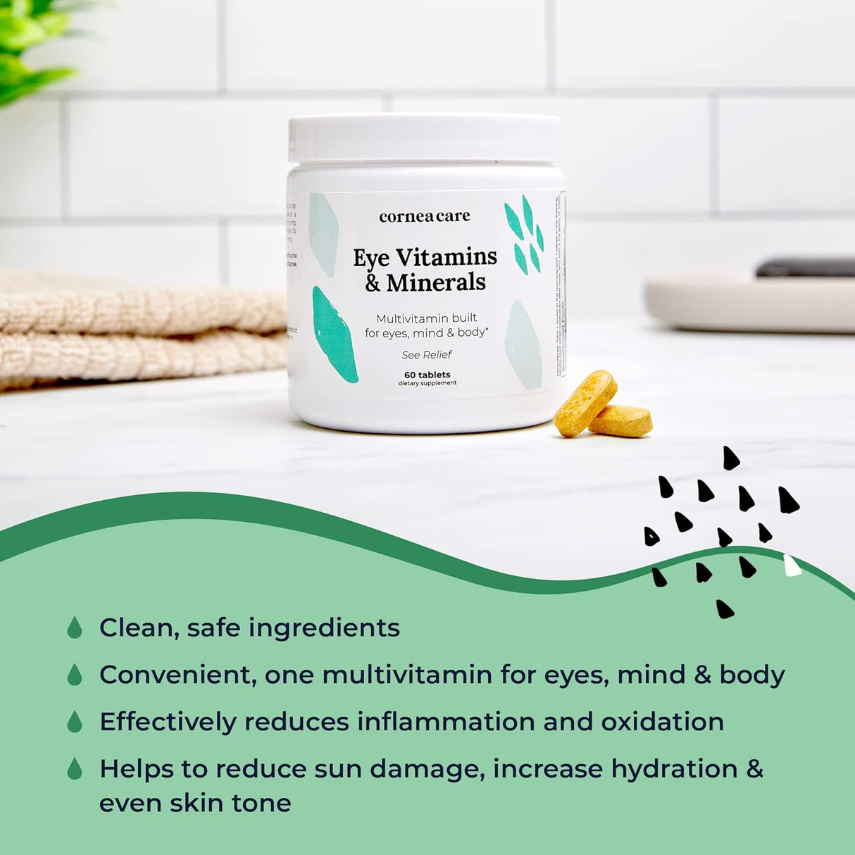Vitaminas y minerales para los ojos Multivitamínico