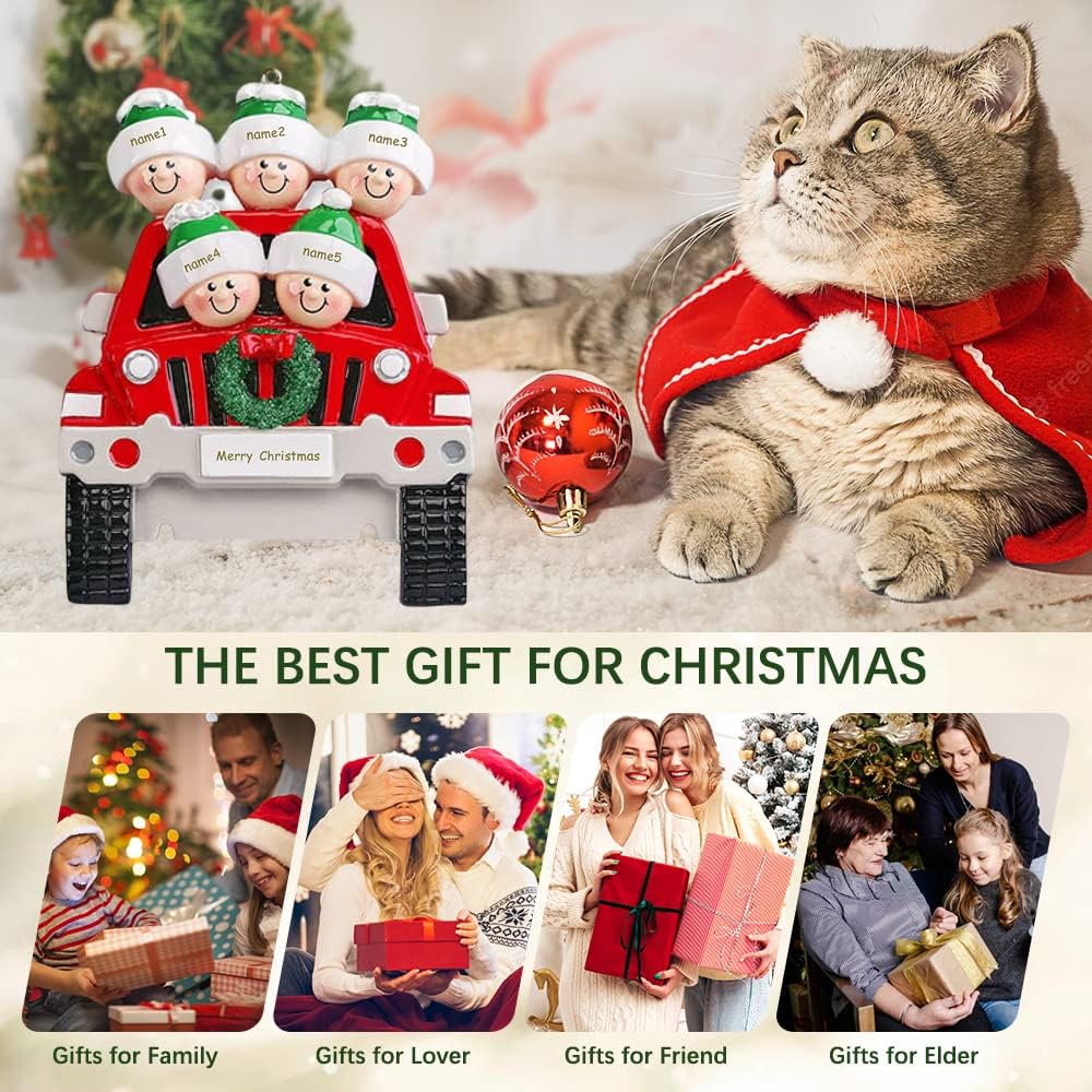 Adornos Navideños Personalizados Jewelstruck para Familias 2024