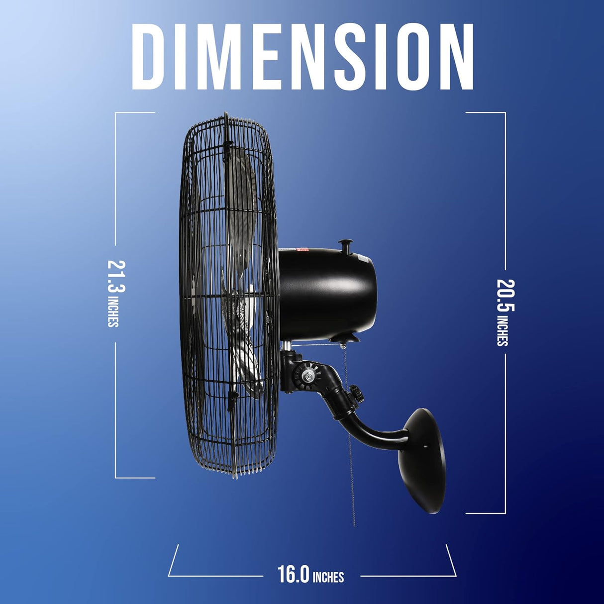 Ventilador Oscilante Tornado 20 Pro, 3 Velocidades, 5250 CFM