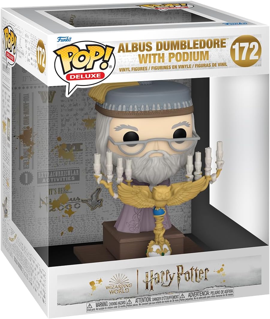 Funko Pop! Deluxe - Dumbledore con Podio - Harry Potter Azkaban