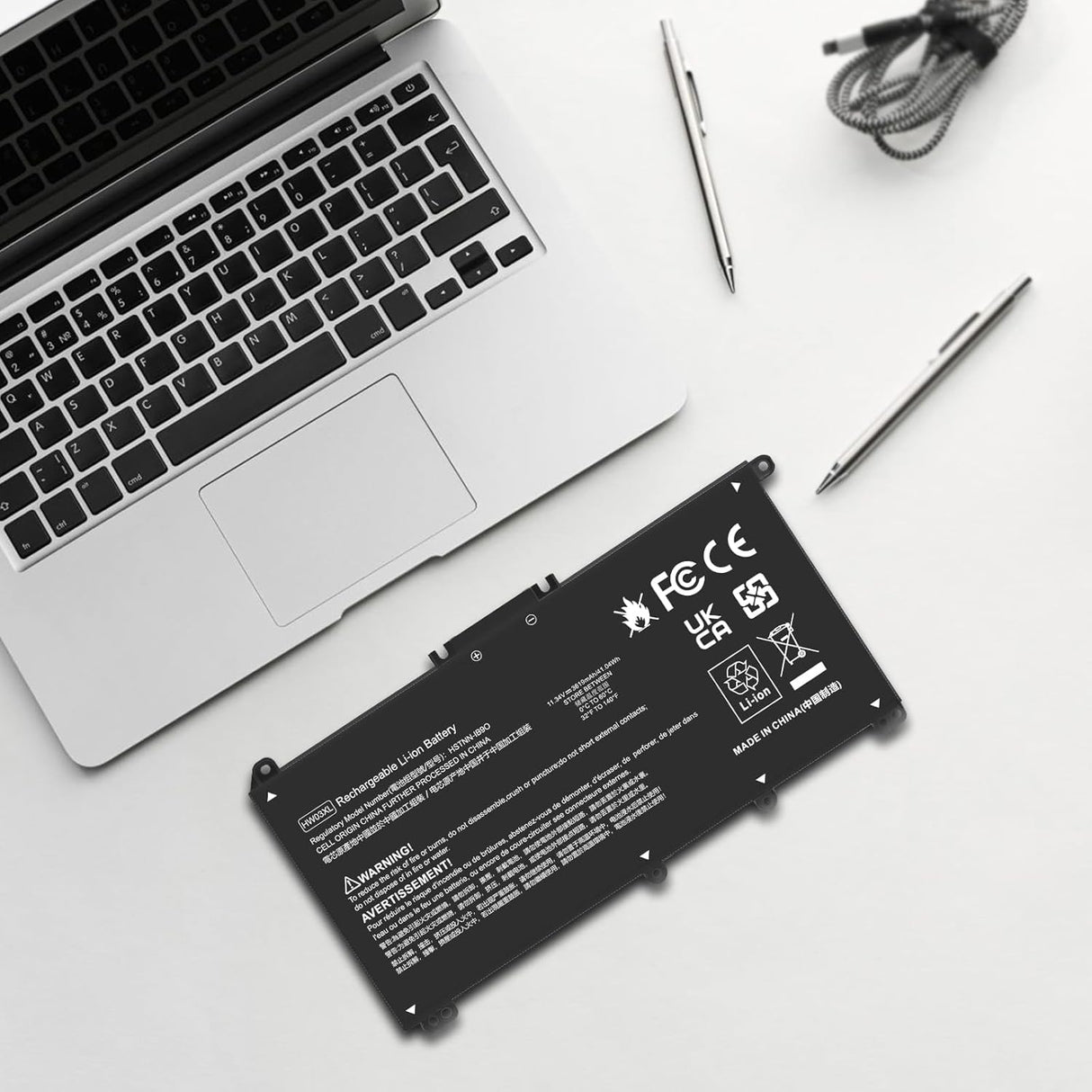 Batería Laptop HW03XL L97300-005 41.04Wh para Pavilion 15/17