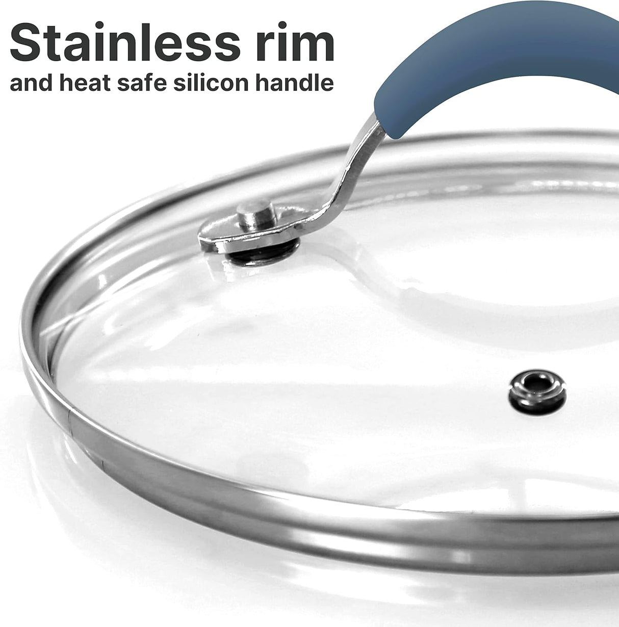 Tapas de vidrio templado NUTRICHEF PRTNCCW11BLSPL