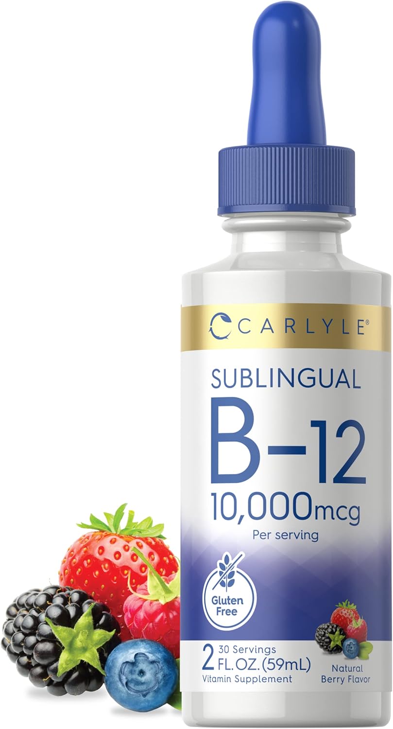 Suplementos Carlyle Vitamina B12 Sublingual 10.000mcg