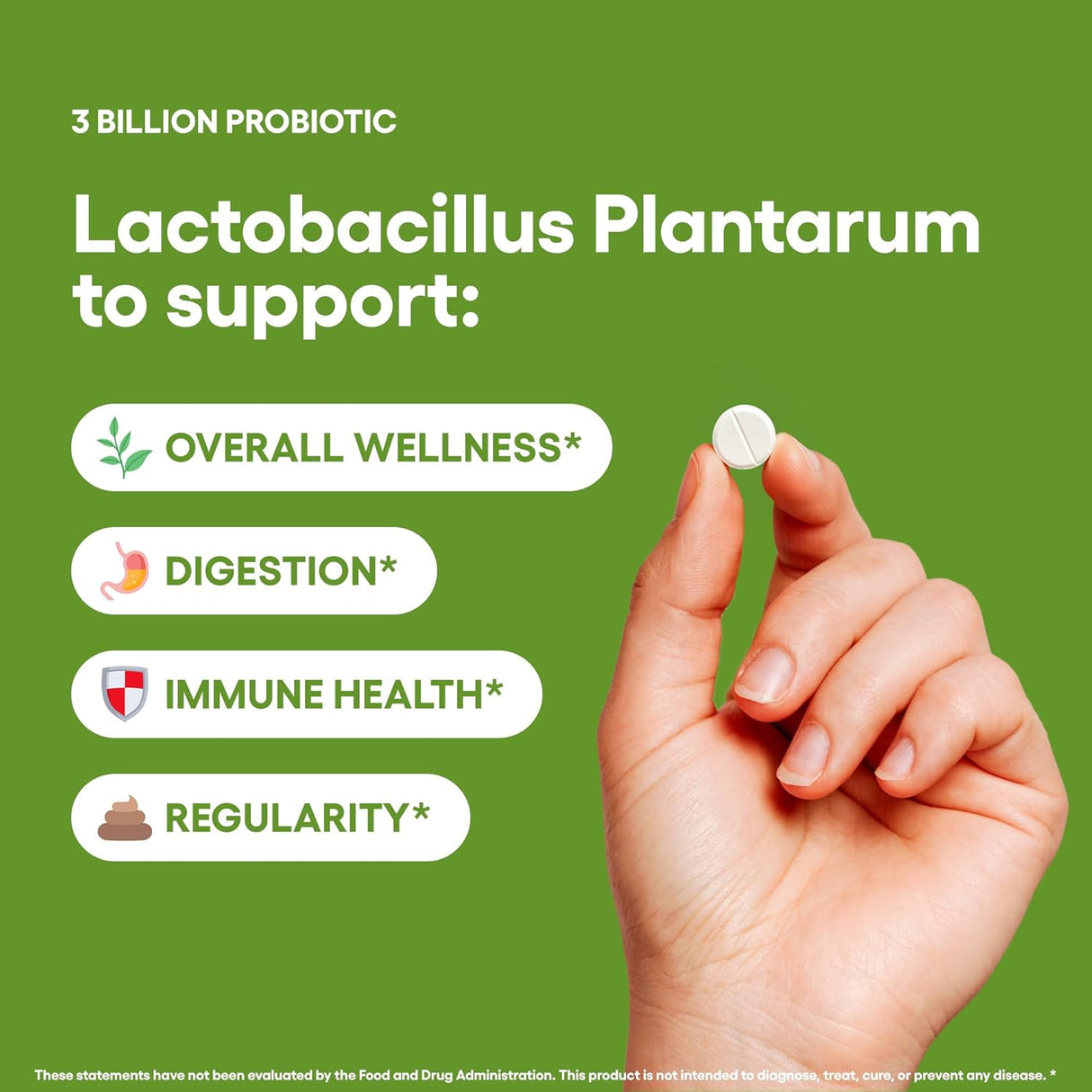 Suplemento probiótico Lactobacillus Plantarum 240 tabletas