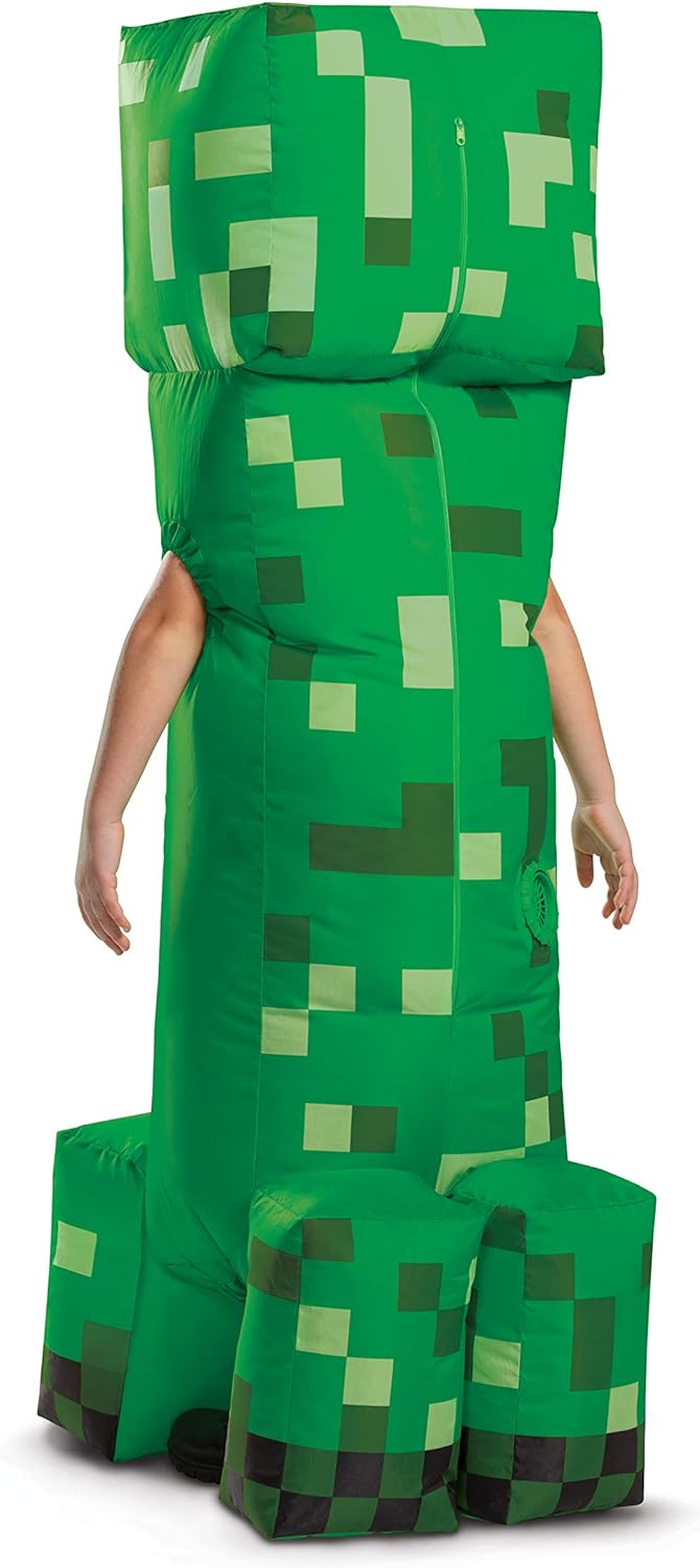 Disfraz - CREEPER INFLATABLE Para Niños, Modelo Original