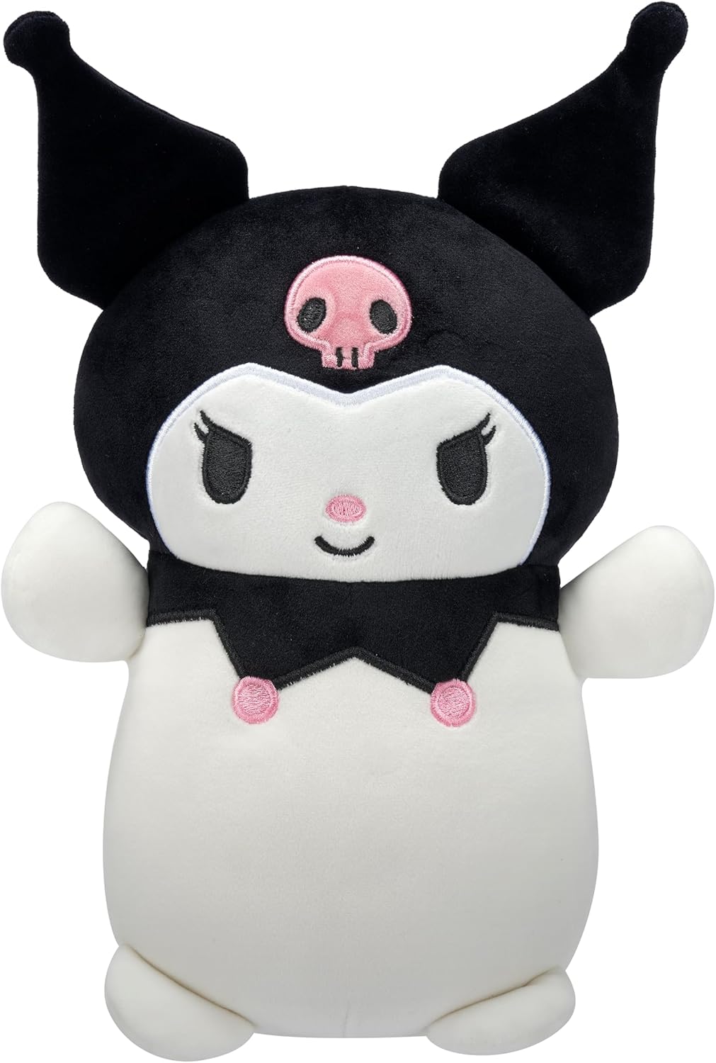 Peluche Sanrio Kuromi HugMees 10 Ultrasuave Oficial Jazwares