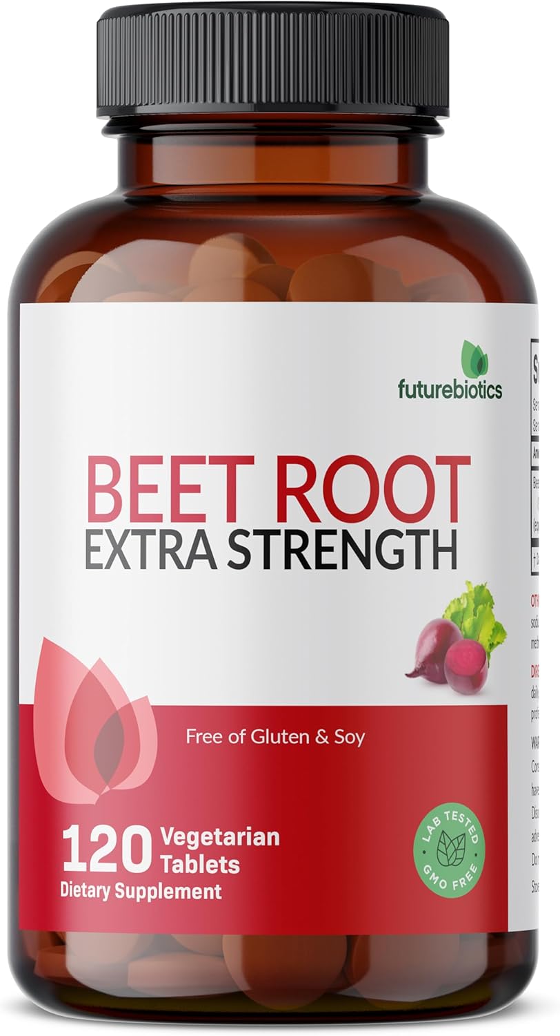 Futurebiotics Beet Root Extra Fuerte, 120 Tabletas Vegetarianas