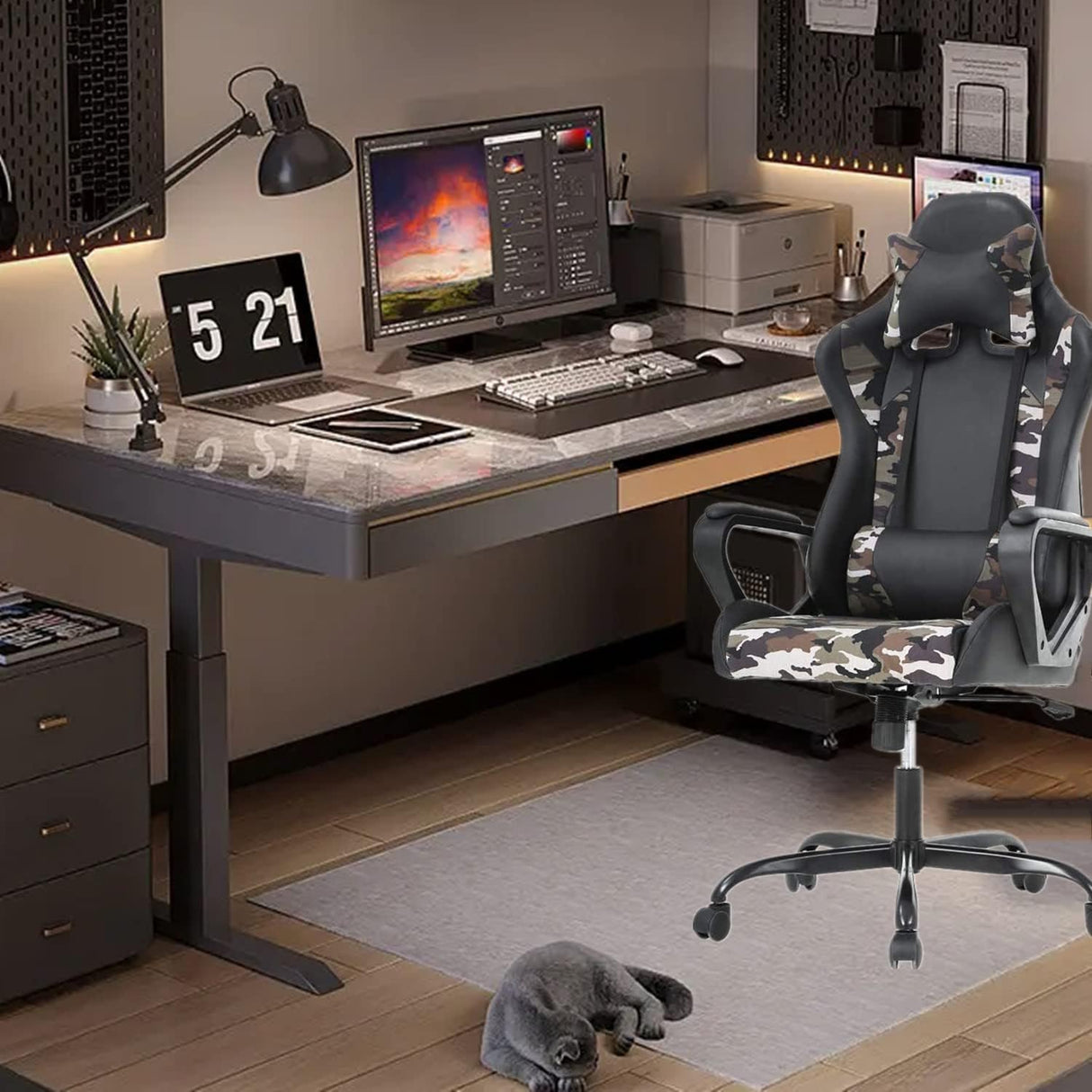 Silla Gamer ergonómicas de altura ajustable BSTOPHKL