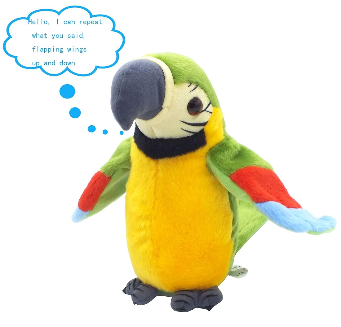 Talking Parrot, repite lo que dices Peluche Animal