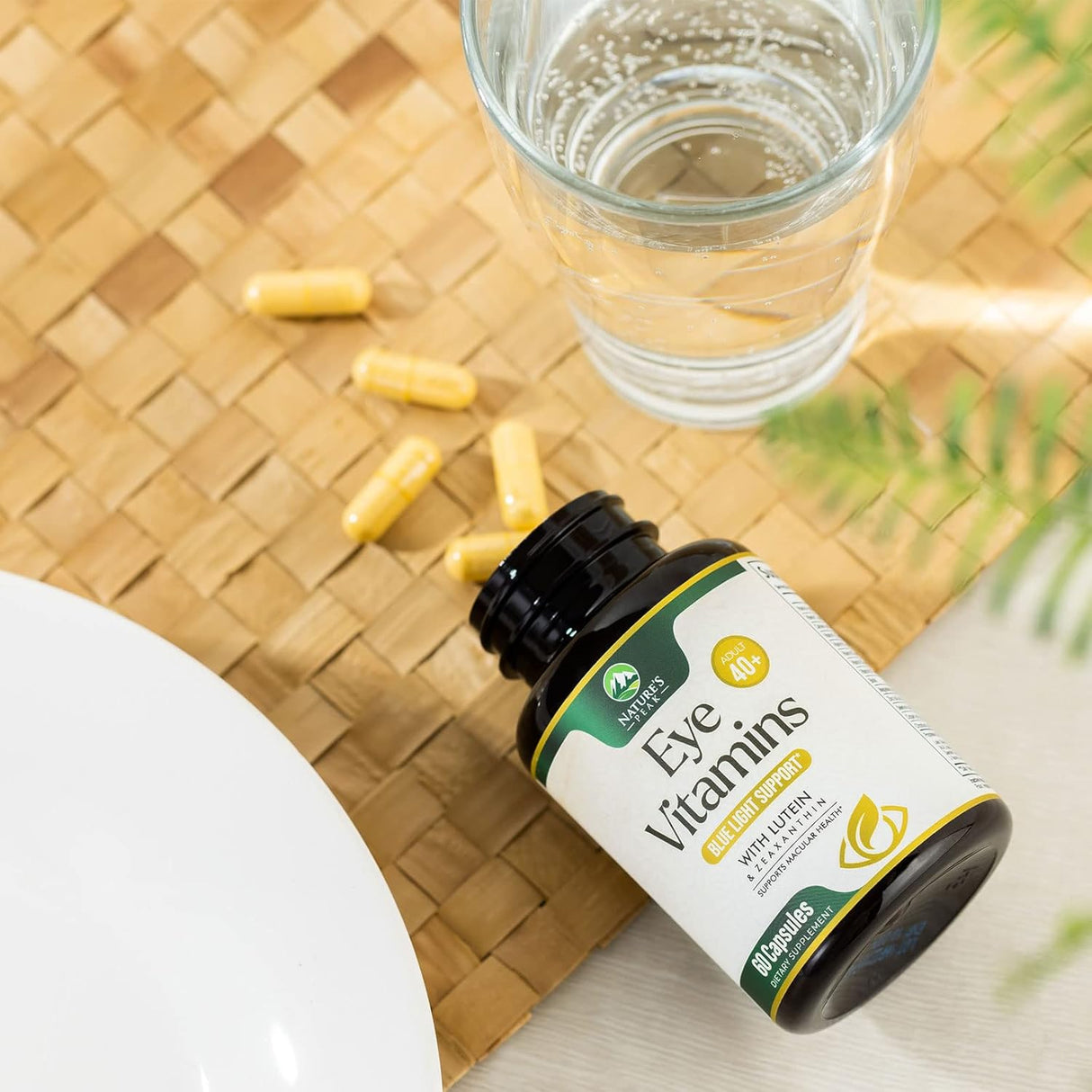 Vitaminas oculares con luteína zeaxantina arándano y zinc