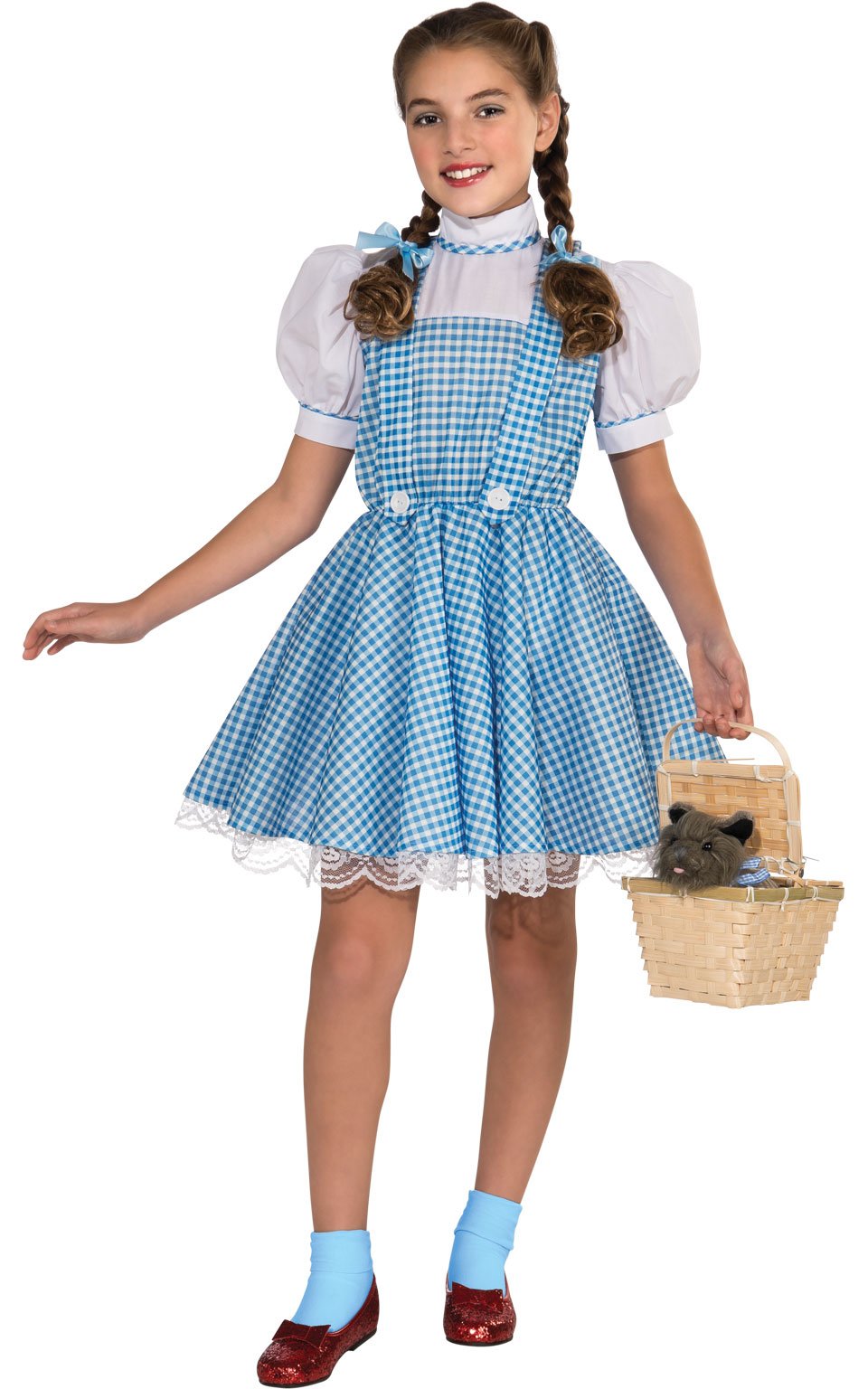Disfraz de Dorothy Deluxe de Wizard of Oz, mediano