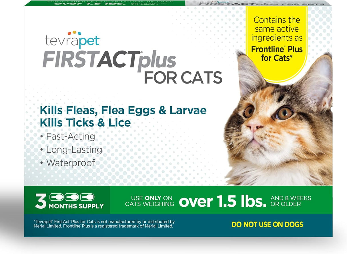 Tratamiento Antipulgas y garrapatas tópicos para gatos