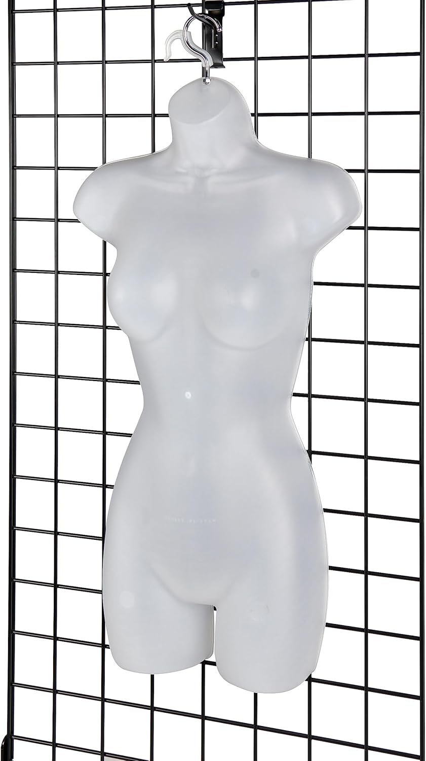 Torso Maniquí SSWBasics - Molded, Shatterproof, Size 5-10