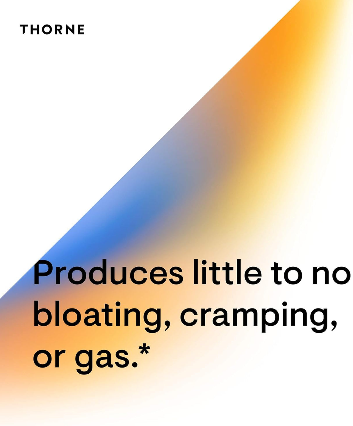 Polvo de fibra prebiótica y la flora gastrointestinal Thorne