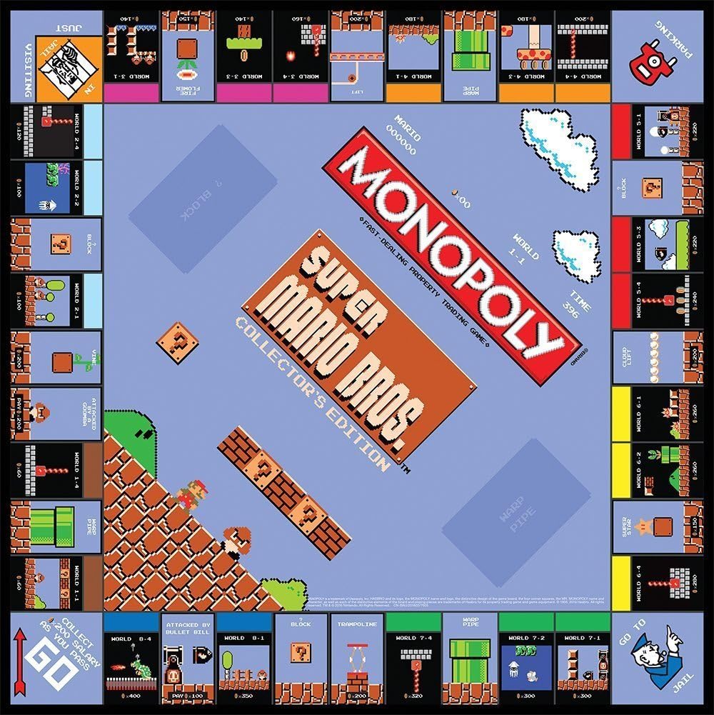 Monopoly: Edición Coleccionista Super Mario Bros de Hasbro